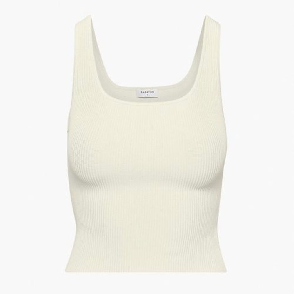 Babaton Sculpt Knit Squareneck Tank